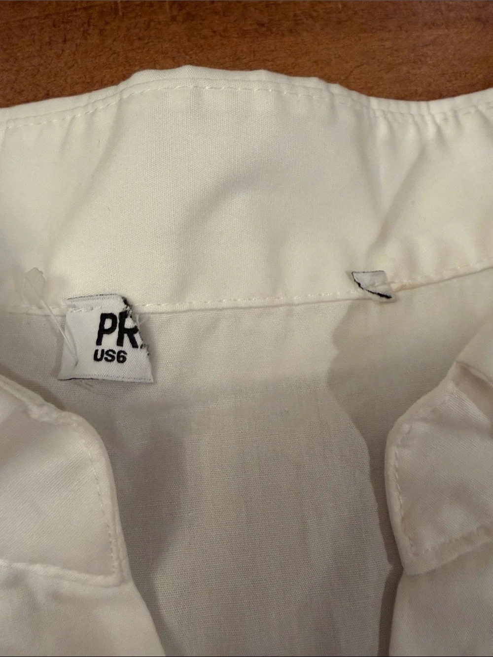 White Button-Up Arianwyn Blouse by Princess Polly. - Picture 6 of 9